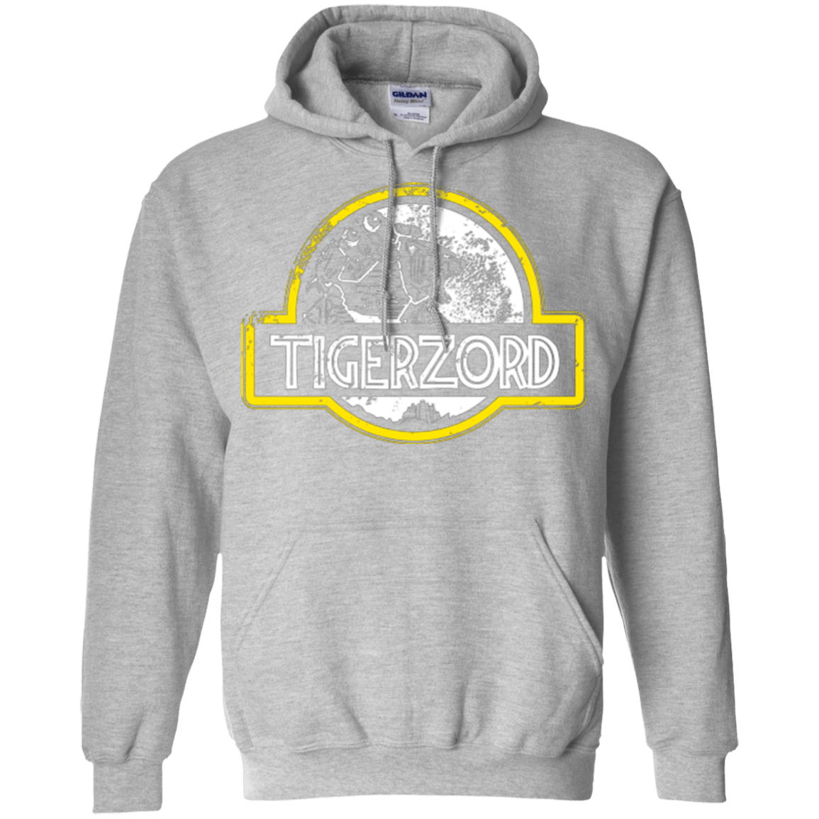 Sweatshirts Sport Grey / Small Jurassic Power White Pullover Hoodie