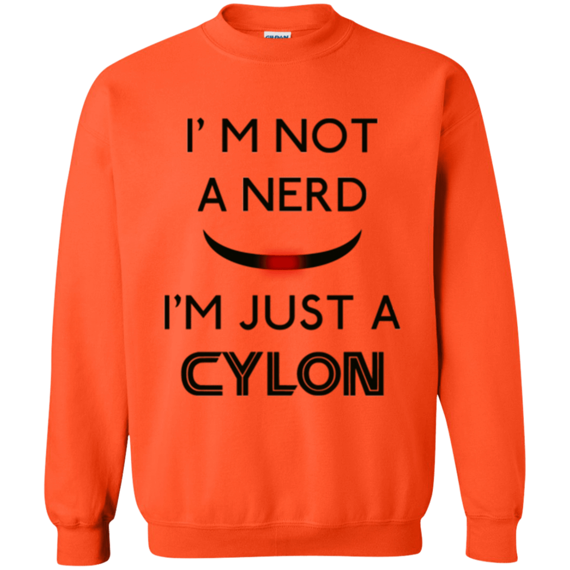 Sweatshirts Orange / Small Just cylon Crewneck Sweatshirt