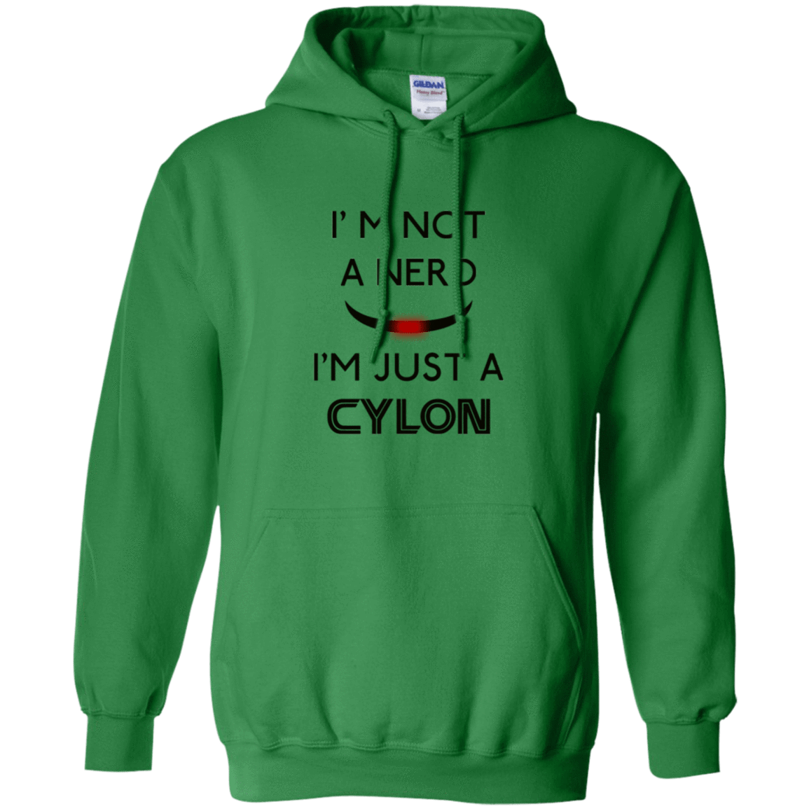 Sweatshirts Irish Green / Small Just cylon Pullover Hoodie