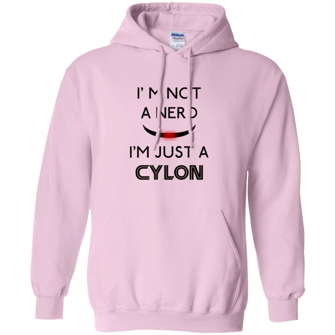 Sweatshirts Light Pink / Small Just cylon Pullover Hoodie