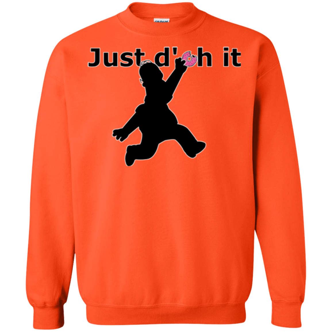 Sweatshirts Orange / Small Just doh it Crewneck Sweatshirt