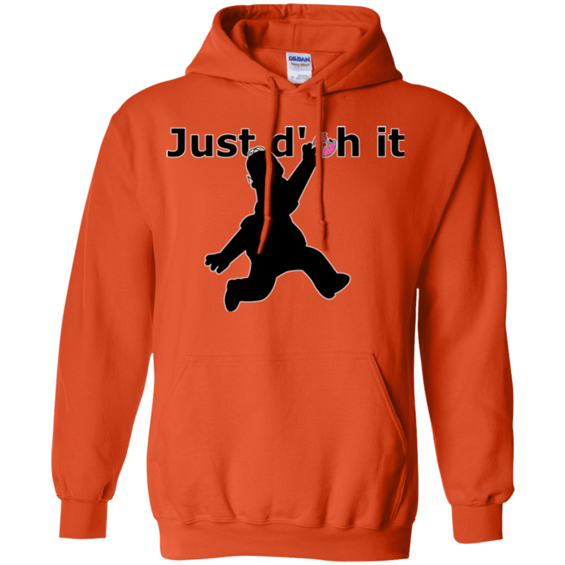Sweatshirts Orange / Small Just doh it Pullover Hoodie