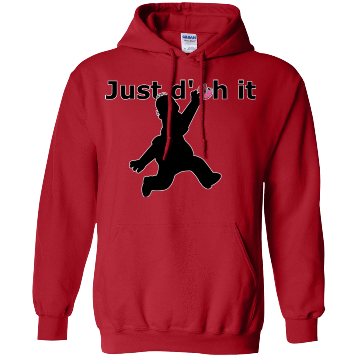 Sweatshirts Red / Small Just doh it Pullover Hoodie