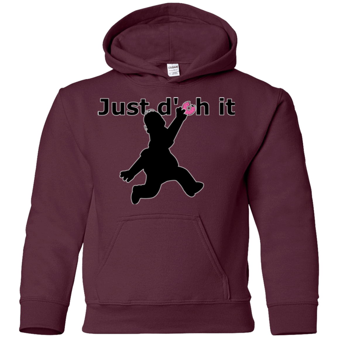Sweatshirts Maroon / YS Just doh it Youth Hoodie