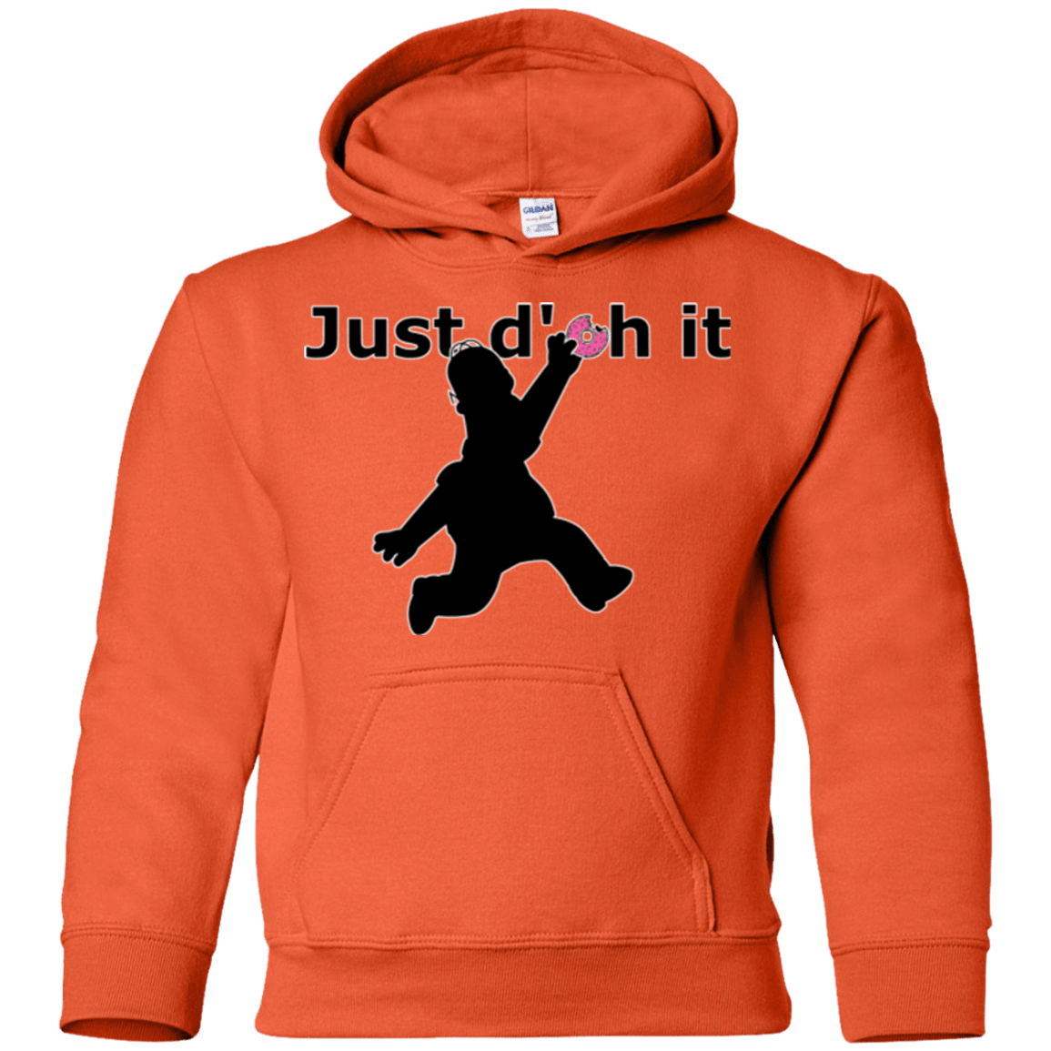 Sweatshirts Orange / YS Just doh it Youth Hoodie