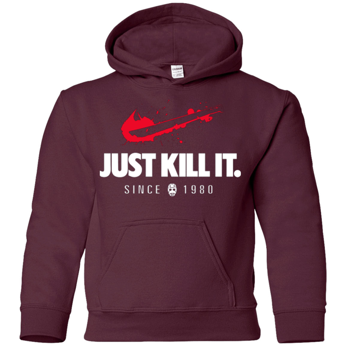 Sweatshirts Maroon / YS Just Kill It Youth Hoodie