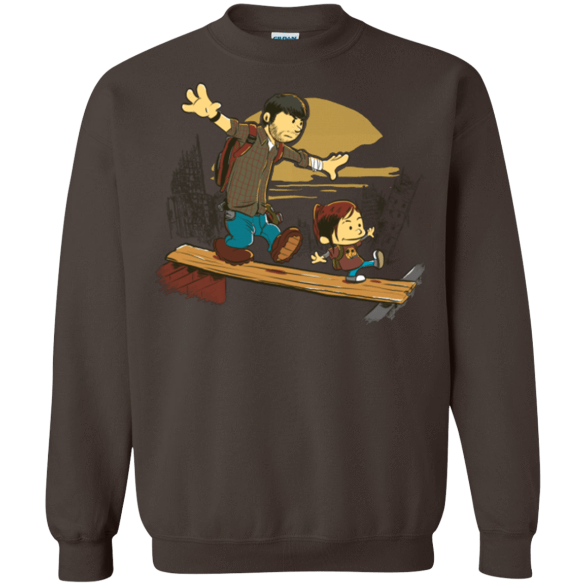 Sweatshirts Dark Chocolate / Small Just the 2 of Us Crewneck Sweatshirt