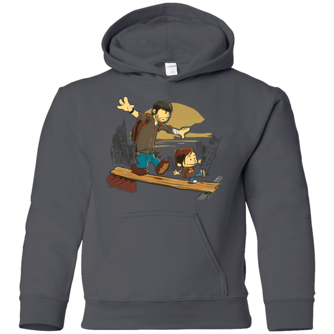 Sweatshirts Charcoal / YS Just the 2 of Us Youth Hoodie