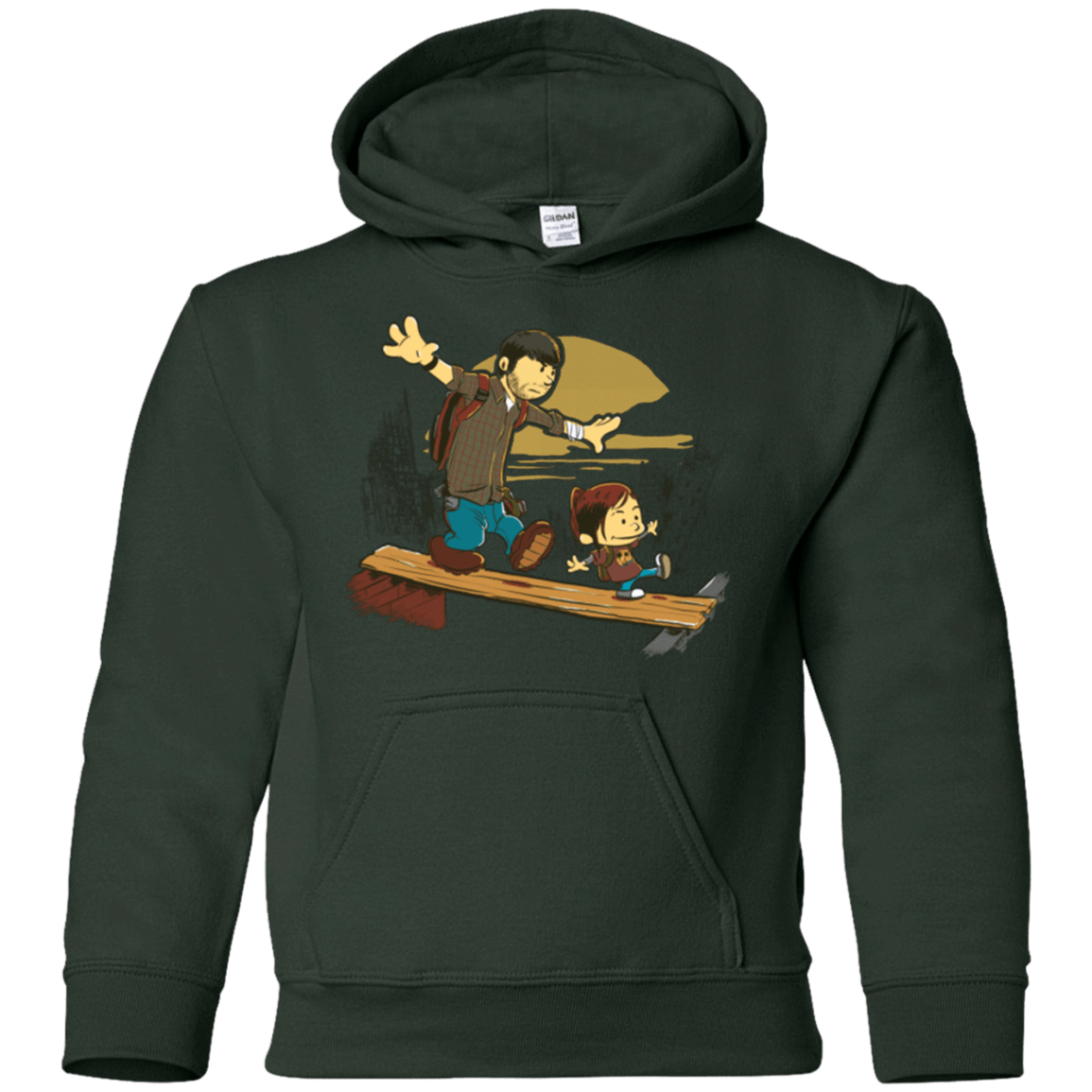 Sweatshirts Forest Green / YS Just the 2 of Us Youth Hoodie