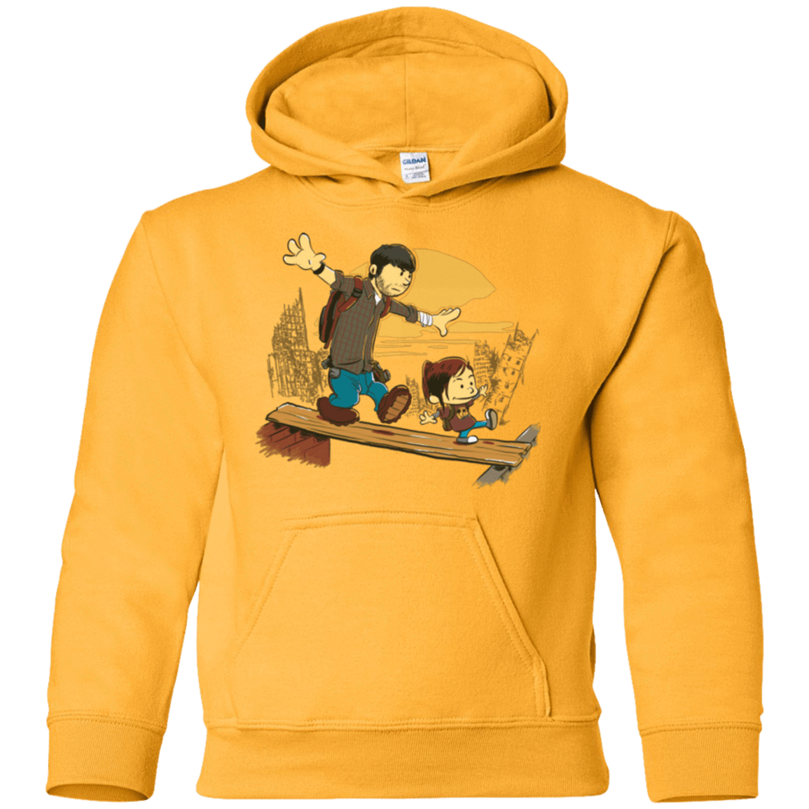 Sweatshirts Gold / YS Just the 2 of Us Youth Hoodie