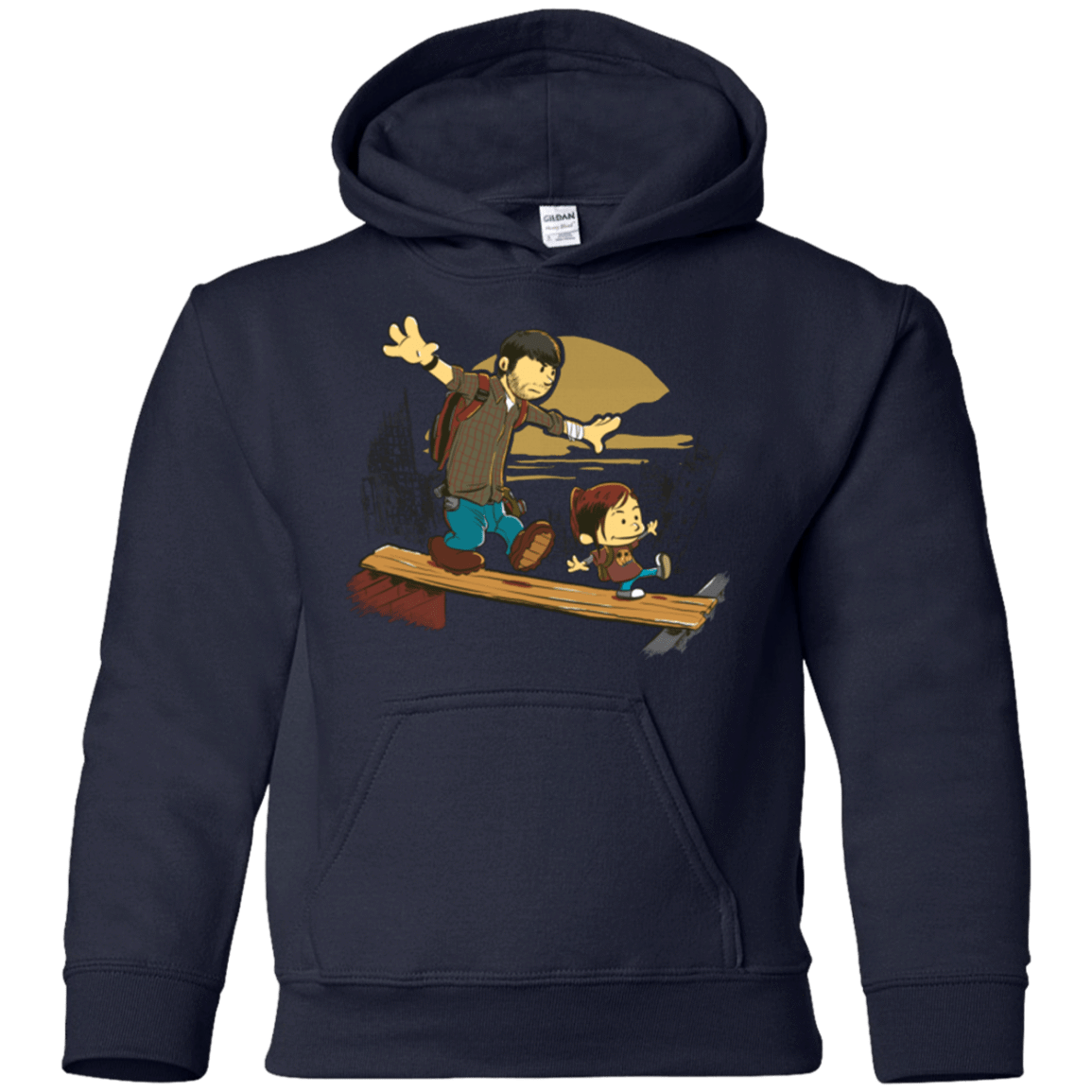 Sweatshirts Navy / YS Just the 2 of Us Youth Hoodie