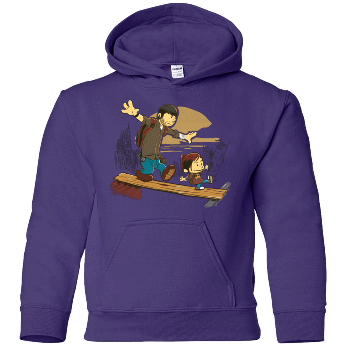 Sweatshirts Purple / YS Just the 2 of Us Youth Hoodie