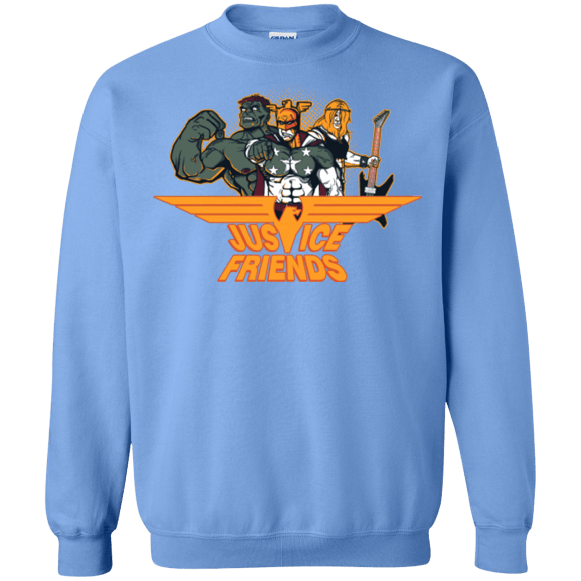 Sweatshirts Carolina Blue / S Justice Friends Crewneck Sweatshirt