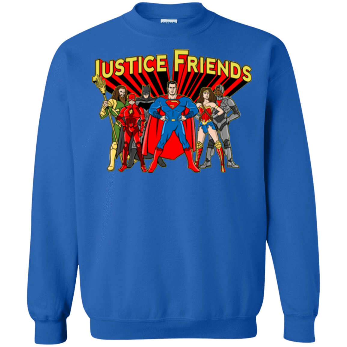 Sweatshirts Royal / Small Justice Friends Crewneck Sweatshirt