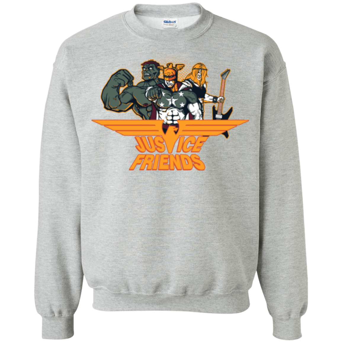 Sweatshirts Sport Grey / S Justice Friends Crewneck Sweatshirt