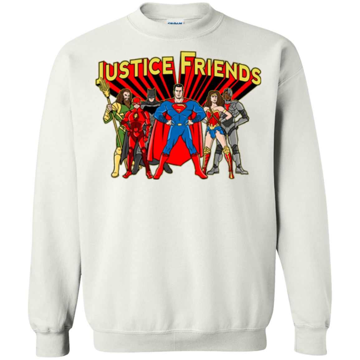 Sweatshirts White / Small Justice Friends Crewneck Sweatshirt