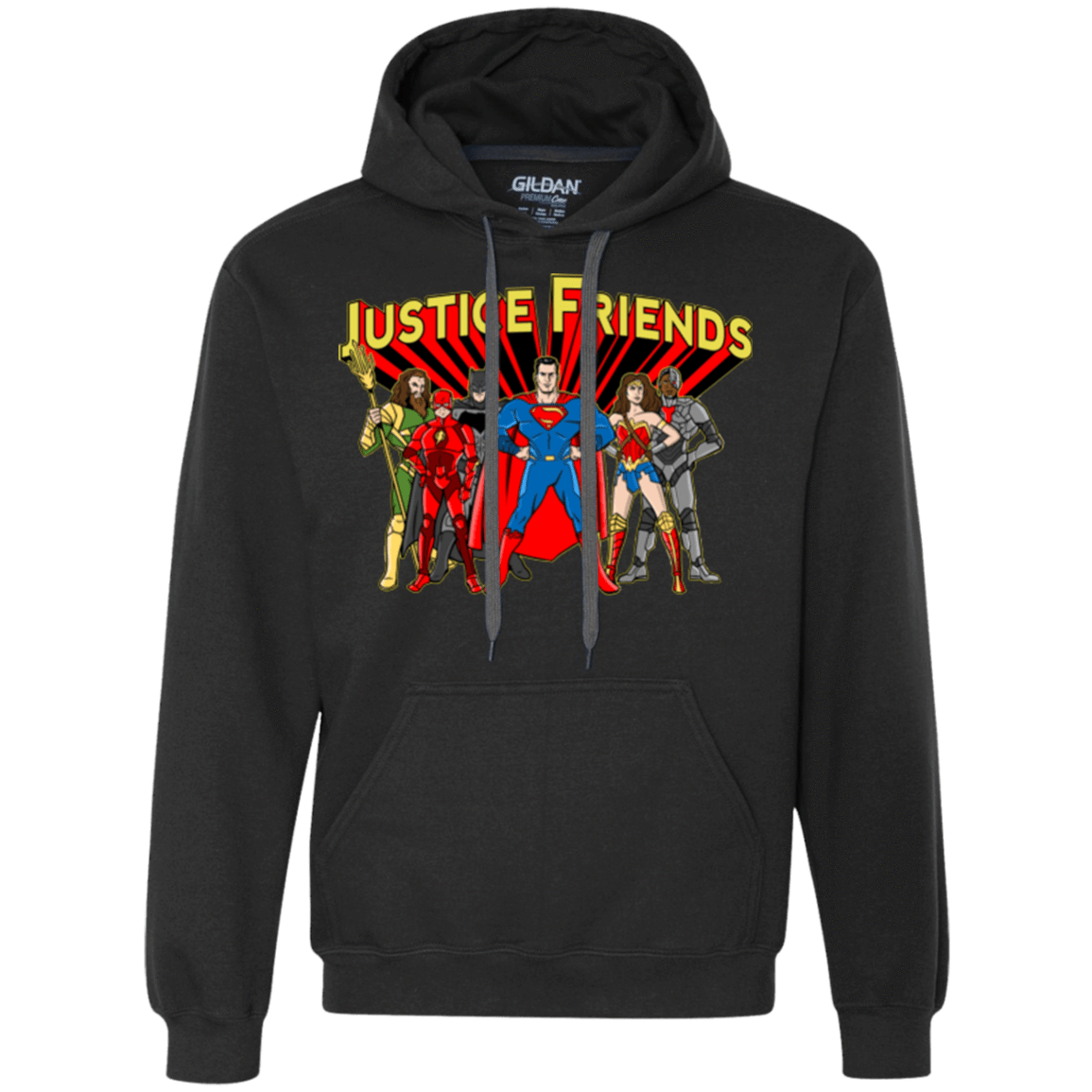 Sweatshirts Black / Small Justice Friends Premium Fleece Hoodie