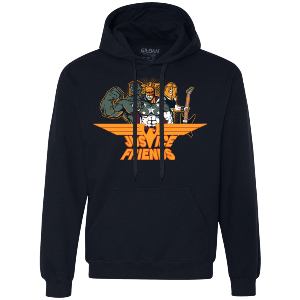 Sweatshirts Navy / S Justice Friends Premium Fleece Hoodie