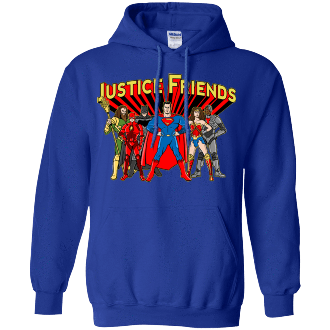 Sweatshirts Royal / Small Justice Friends Pullover Hoodie