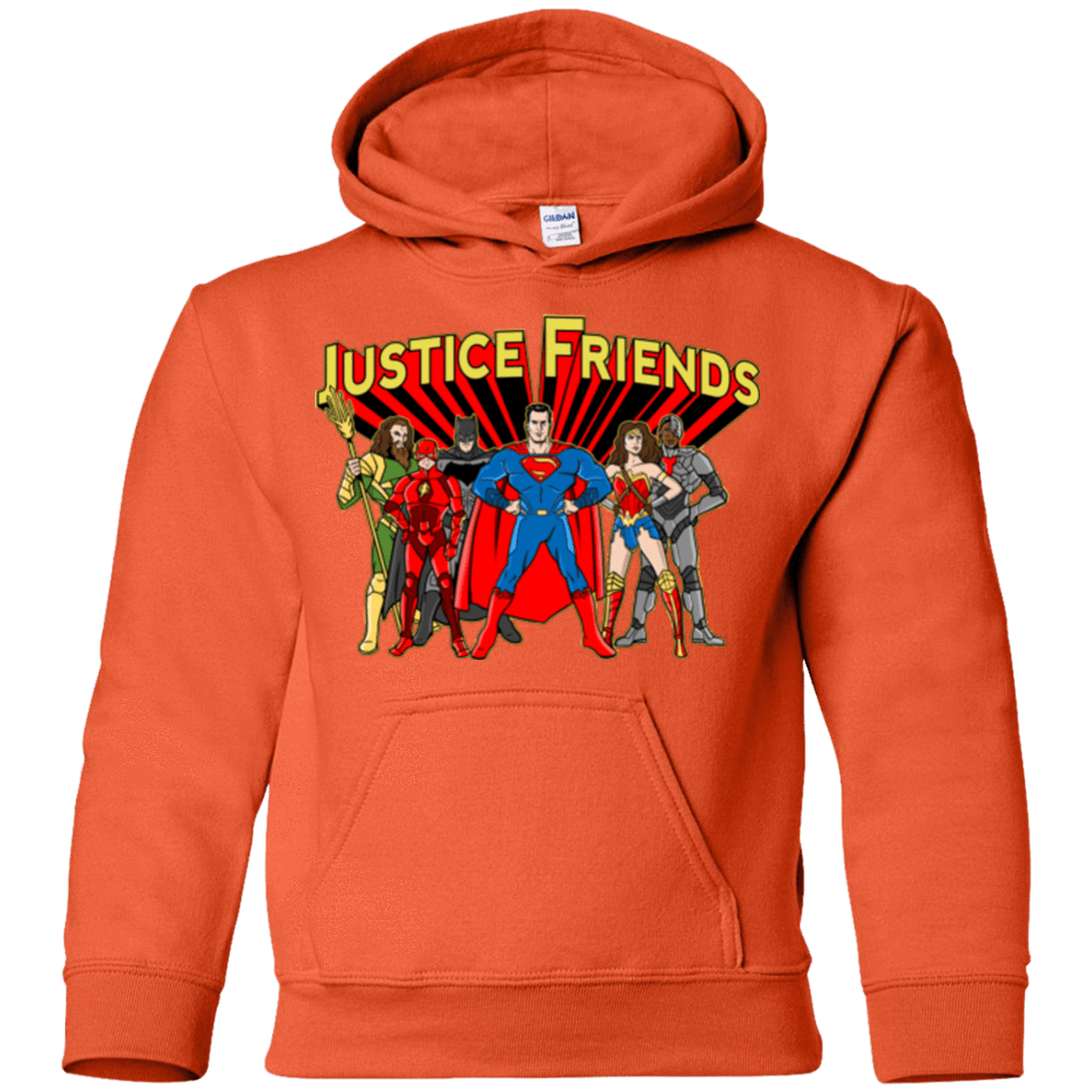 Sweatshirts Orange / YS Justice Friends Youth Hoodie