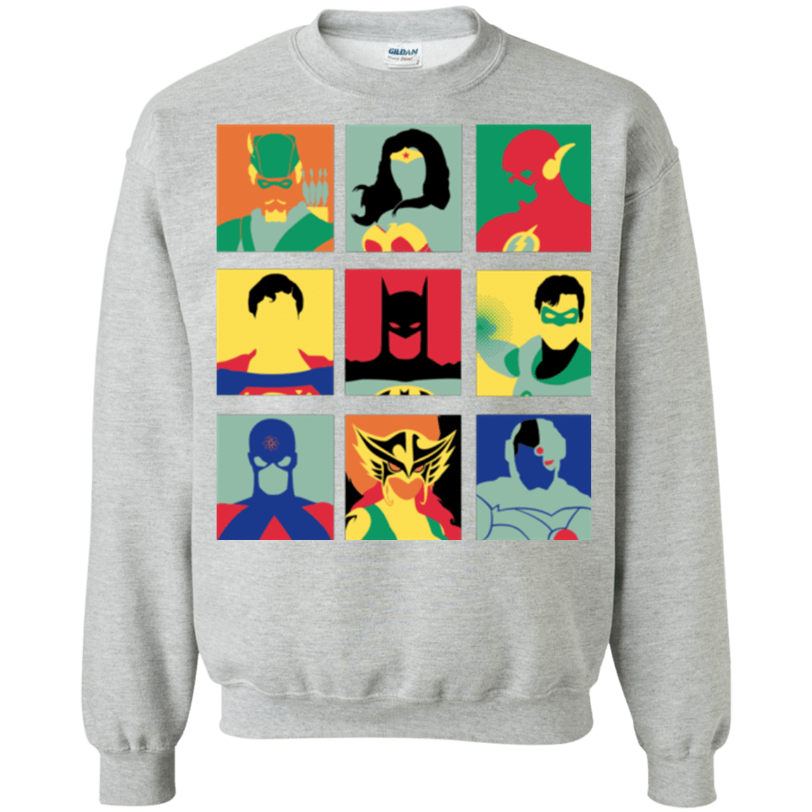Sweatshirts Sport Grey / Small Justice Pop Crewneck Sweatshirt