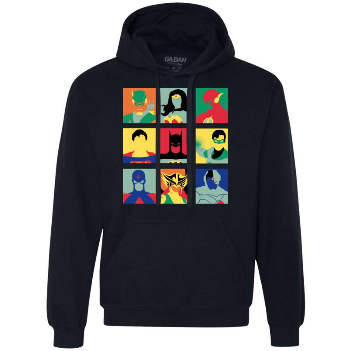 Sweatshirts Navy / Small Justice Pop Premium Fleece Hoodie