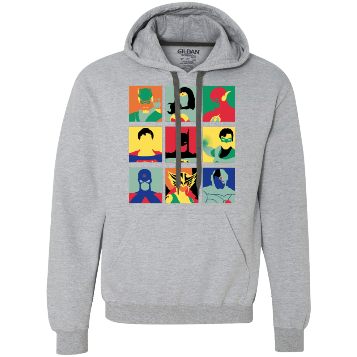 Sweatshirts Sport Grey / Small Justice Pop Premium Fleece Hoodie