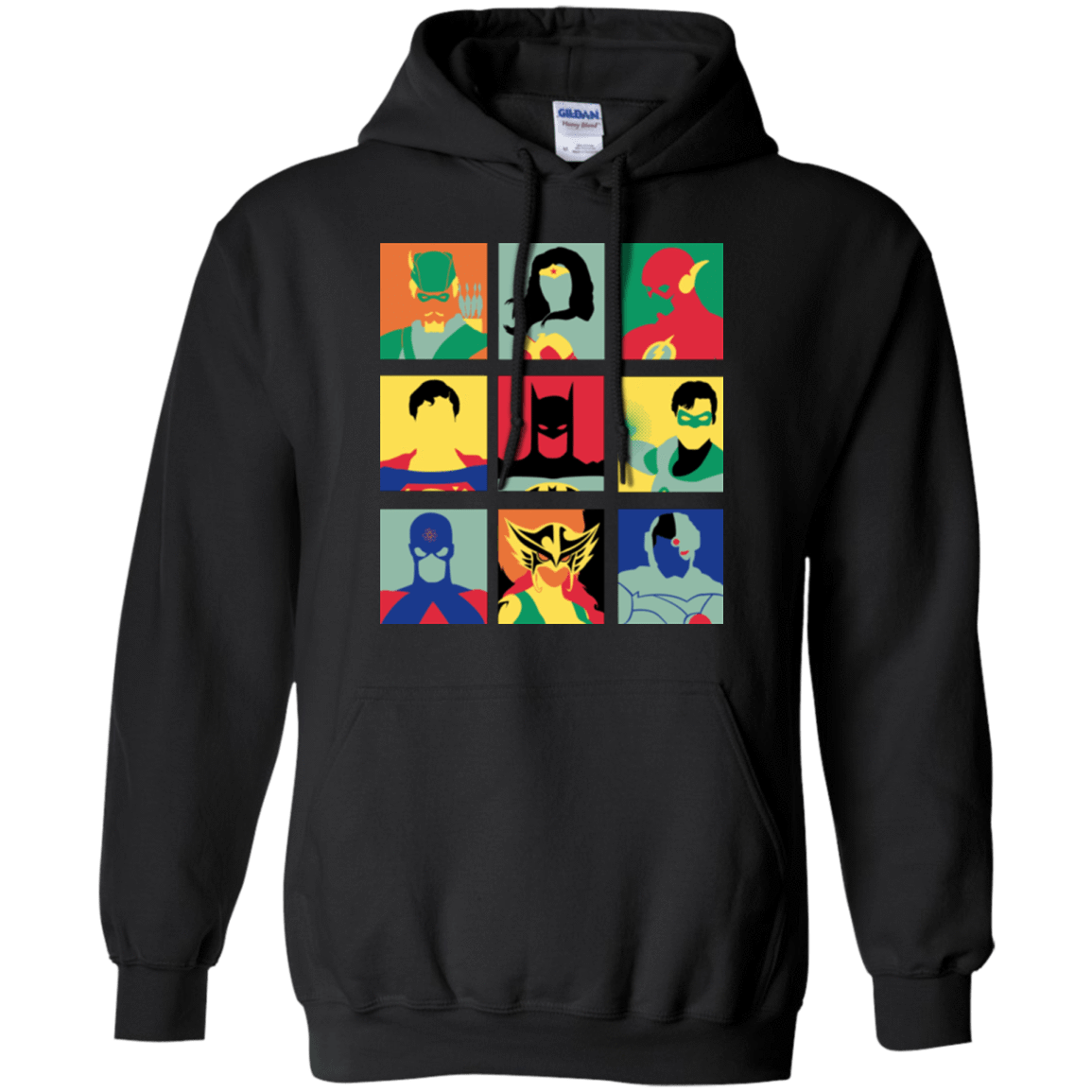 Sweatshirts Black / Small Justice Pop Pullover Hoodie