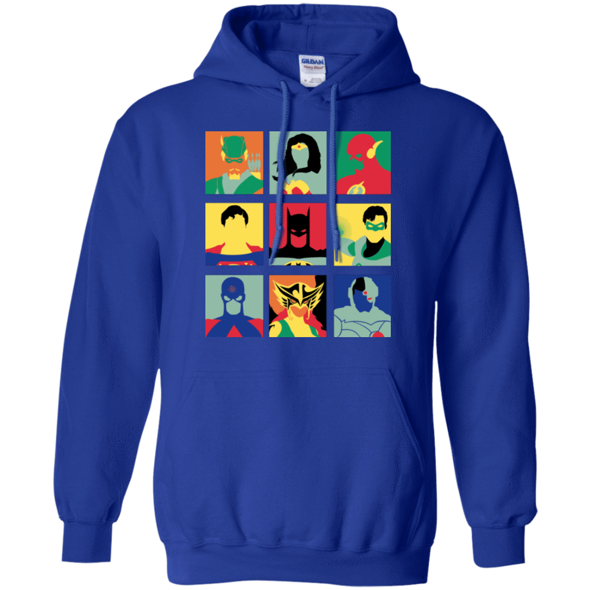 Sweatshirts Royal / Small Justice Pop Pullover Hoodie