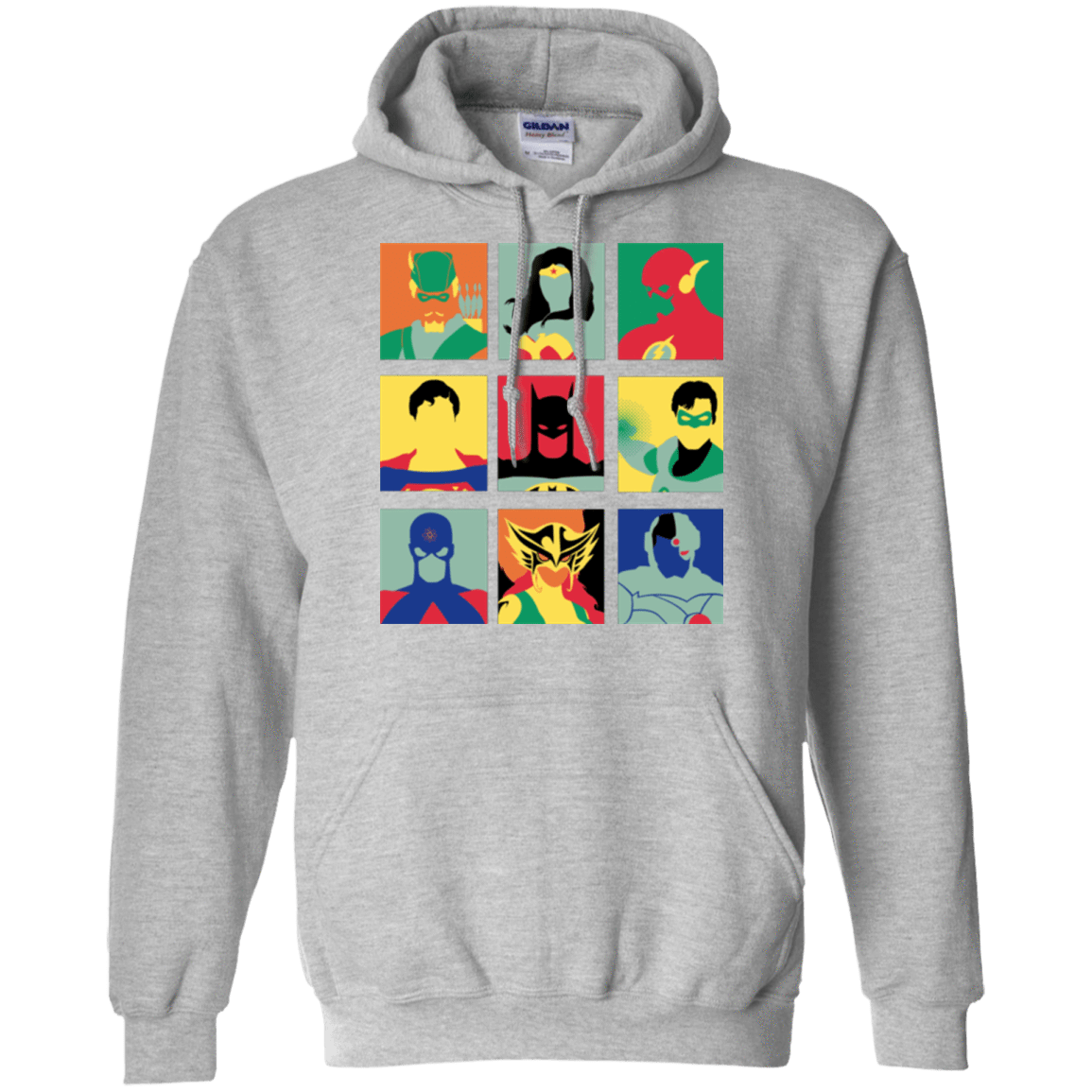 Sweatshirts Sport Grey / Small Justice Pop Pullover Hoodie