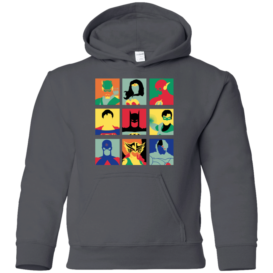 Sweatshirts Charcoal / YS Justice Pop Youth Hoodie
