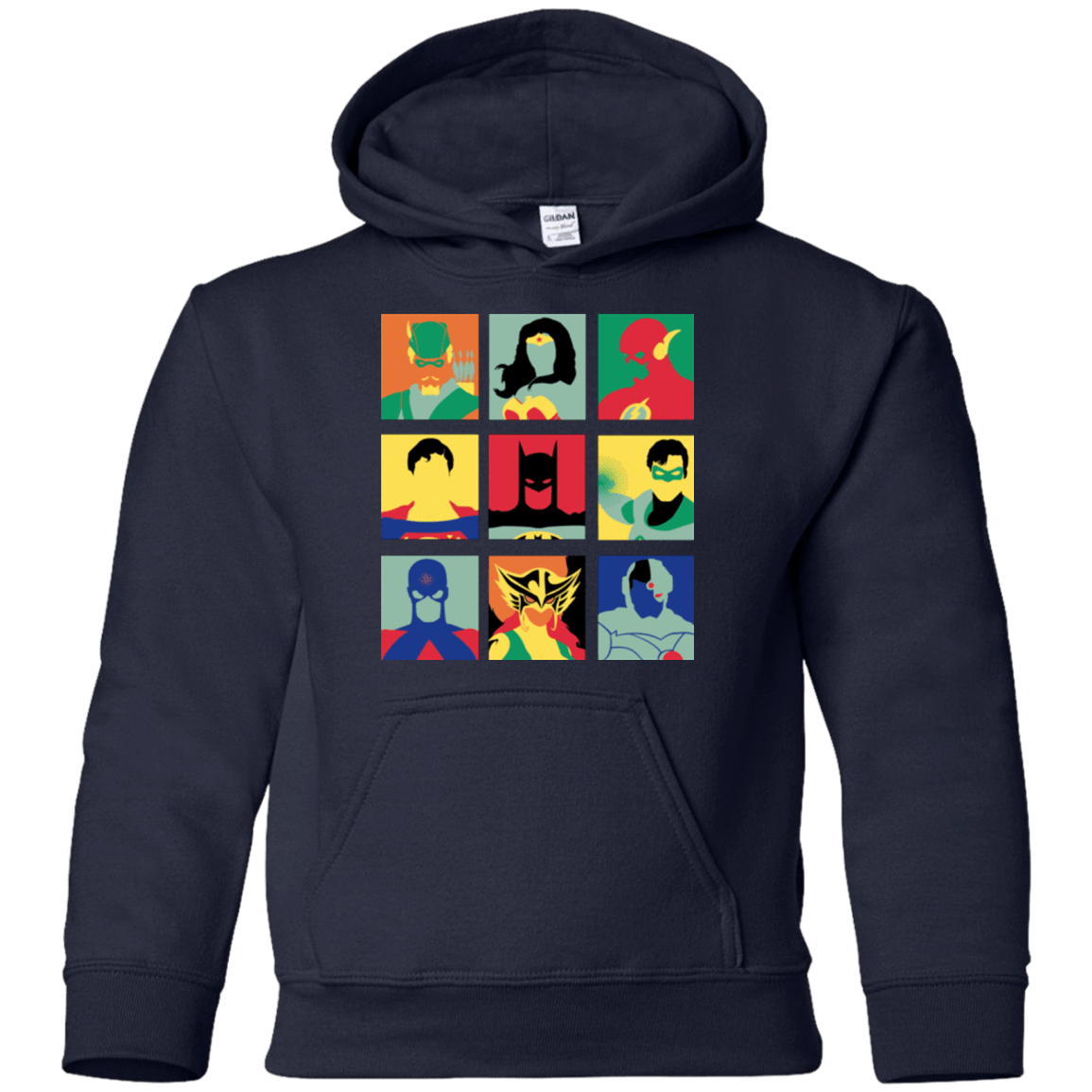 Sweatshirts Navy / YS Justice Pop Youth Hoodie