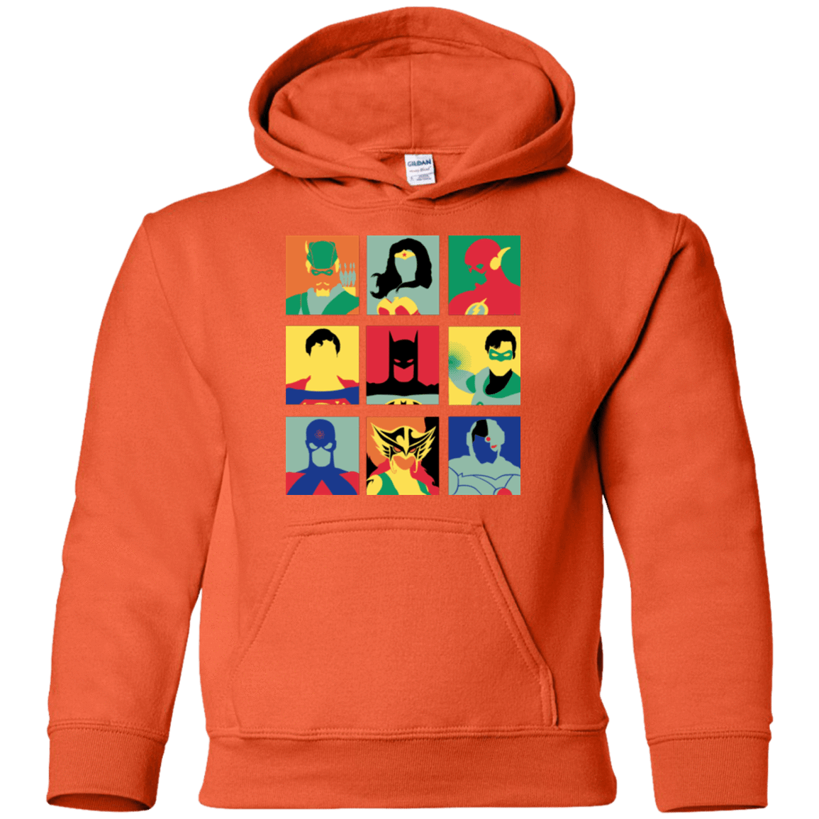 Sweatshirts Orange / YS Justice Pop Youth Hoodie