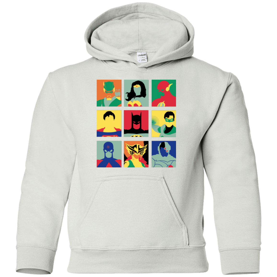 Sweatshirts White / YS Justice Pop Youth Hoodie