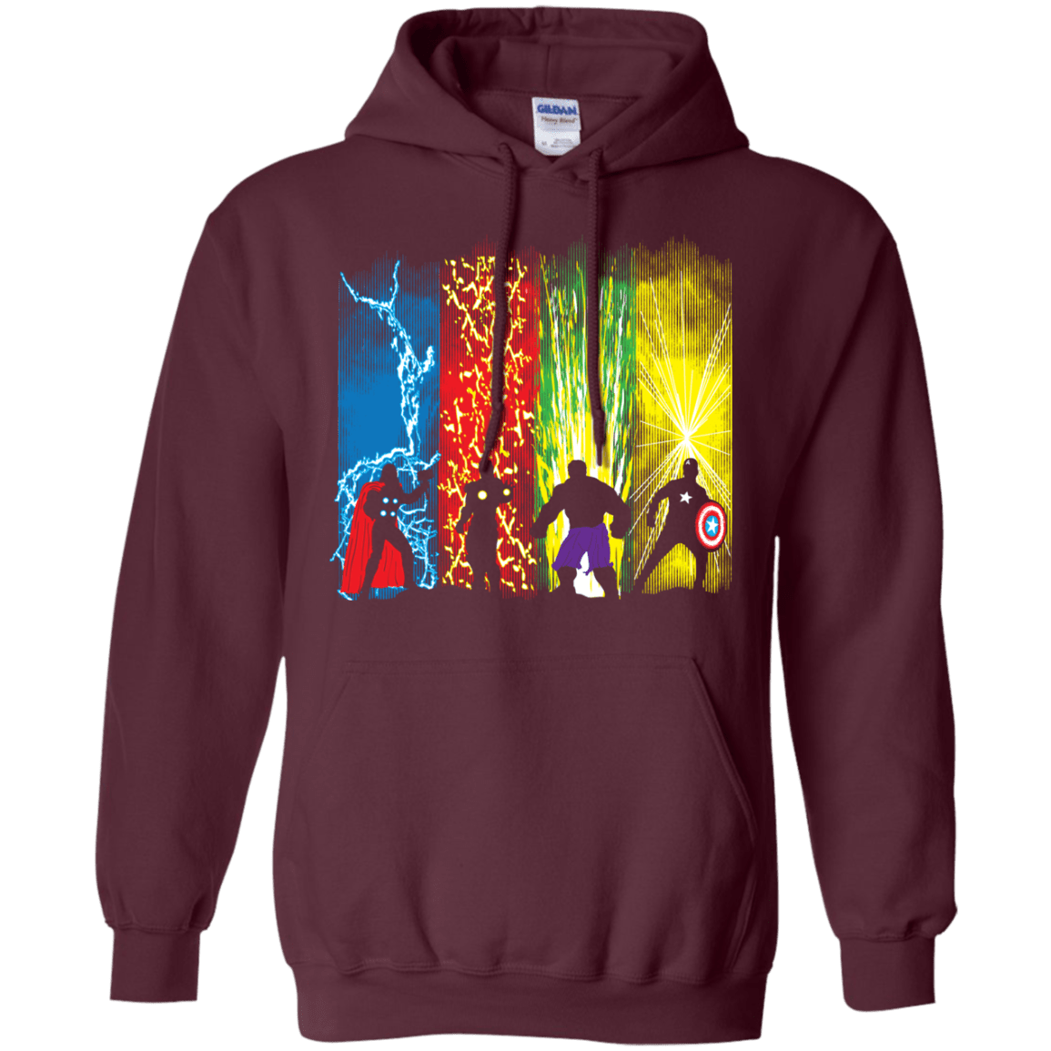Sweatshirts Maroon / S Justice Prevails Pullover Hoodie