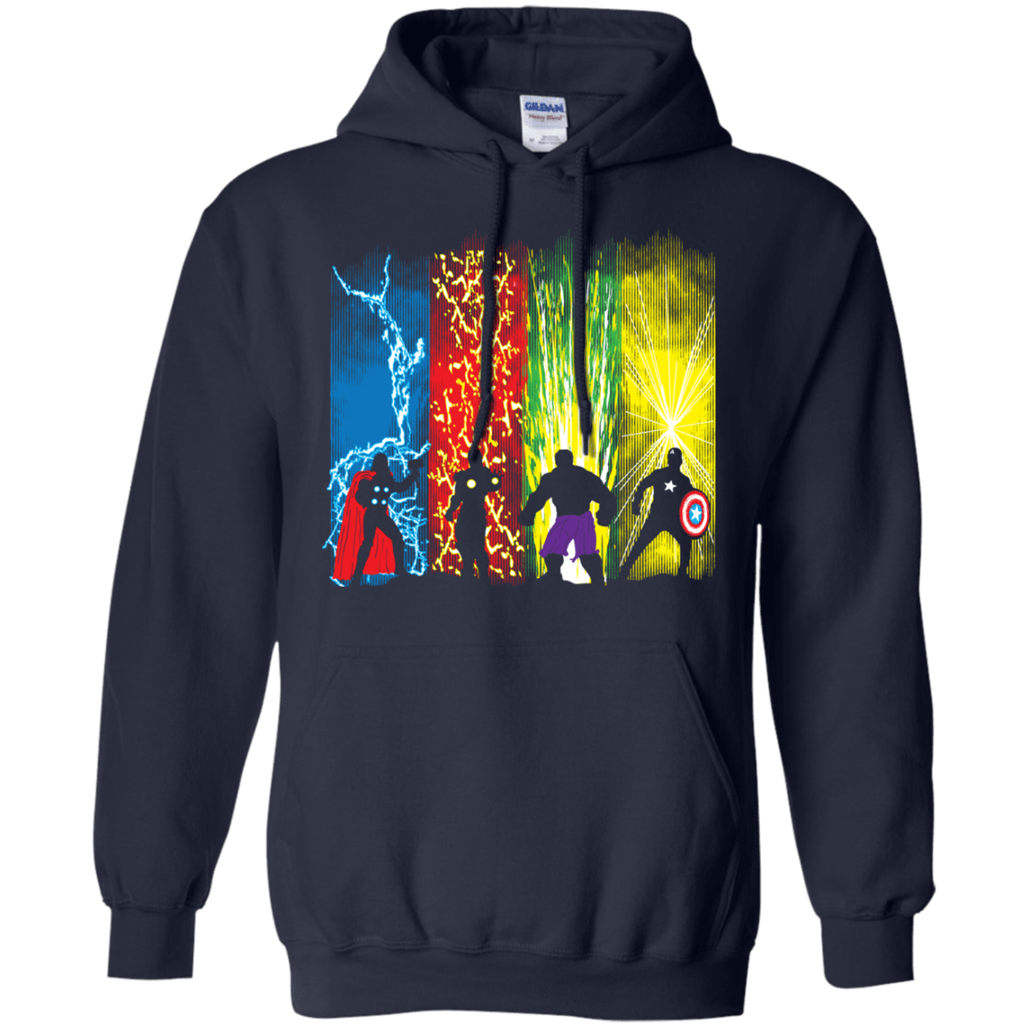 Sweatshirts Navy / S Justice Prevails Pullover Hoodie