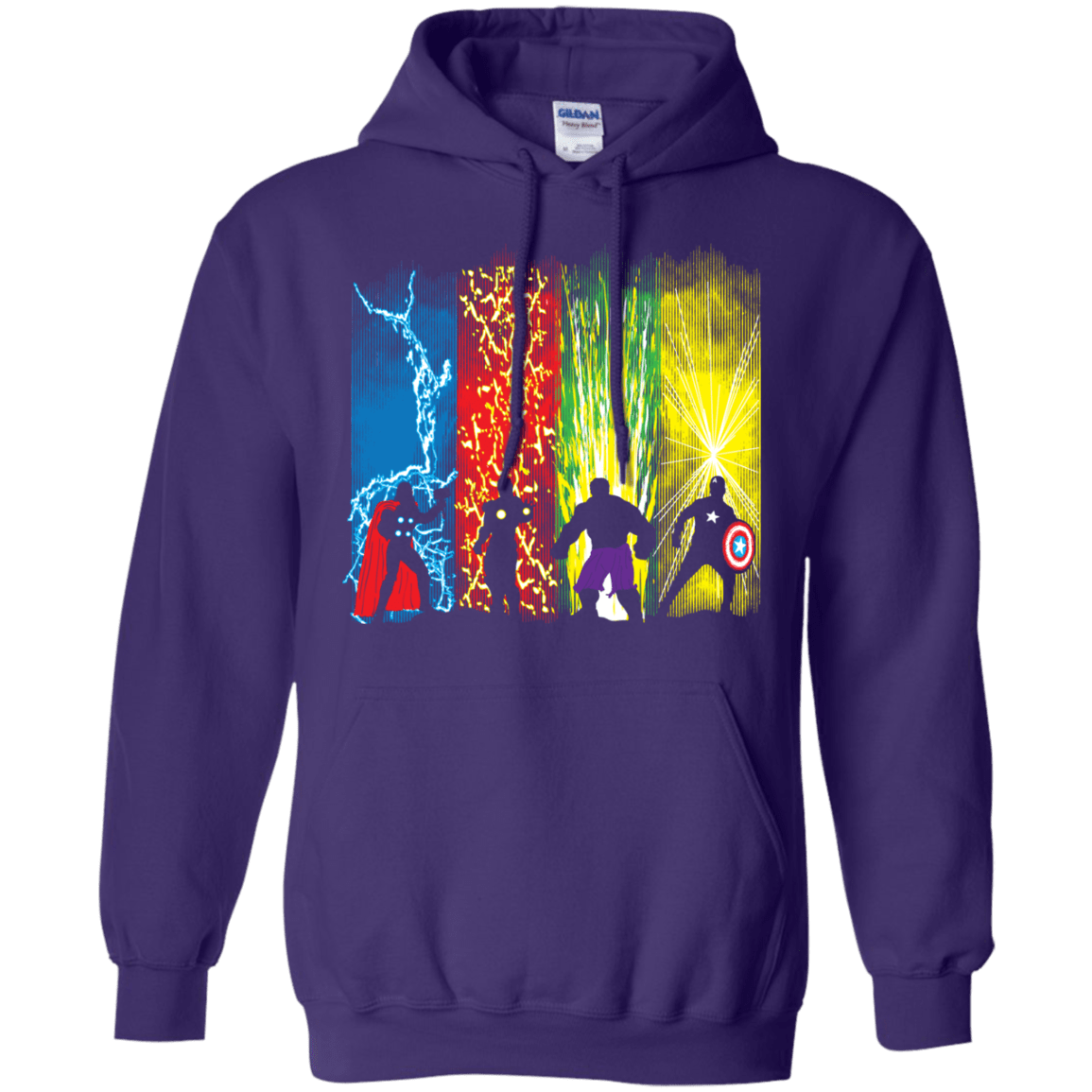 Sweatshirts Purple / S Justice Prevails Pullover Hoodie