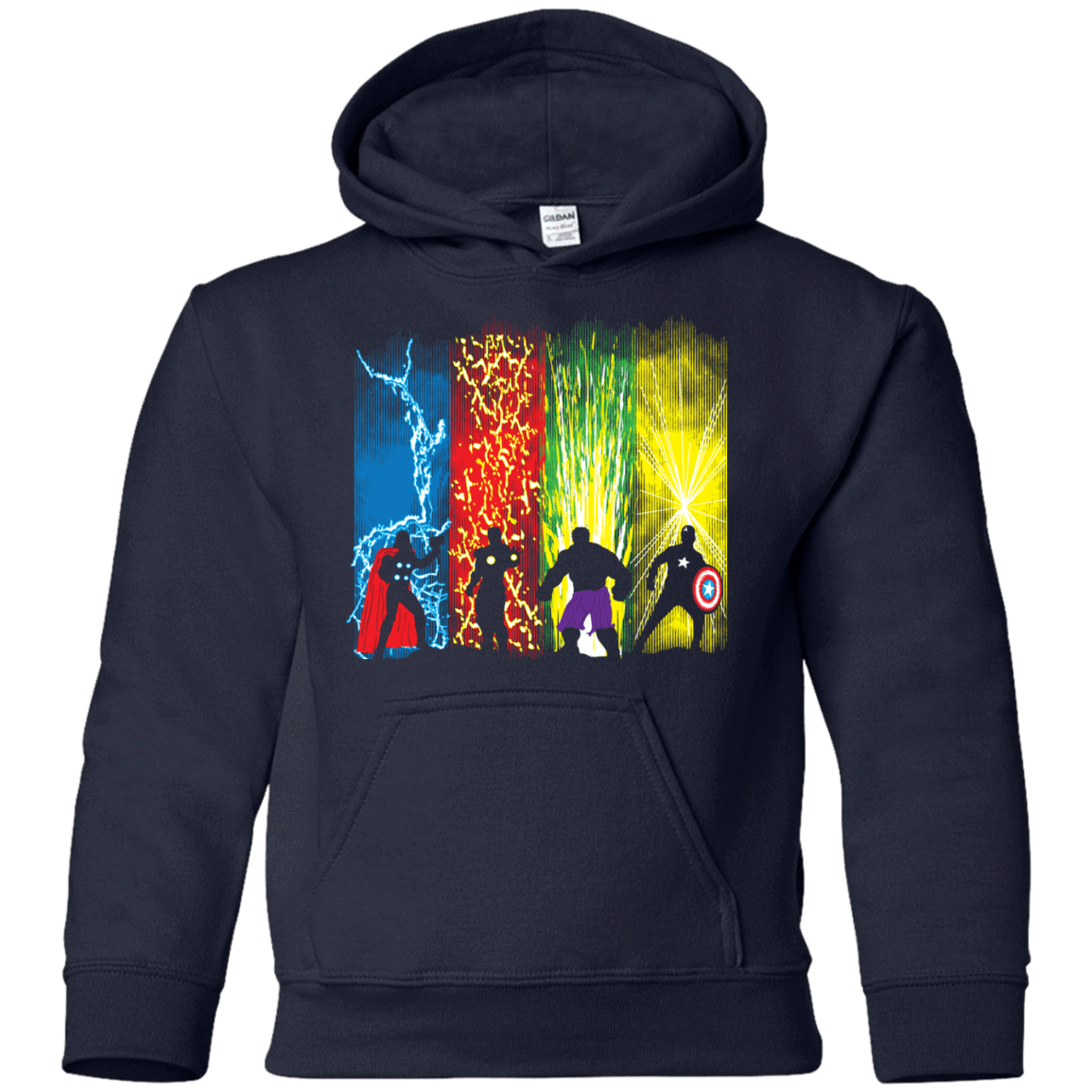 Sweatshirts Navy / YS Justice Prevails Youth Hoodie