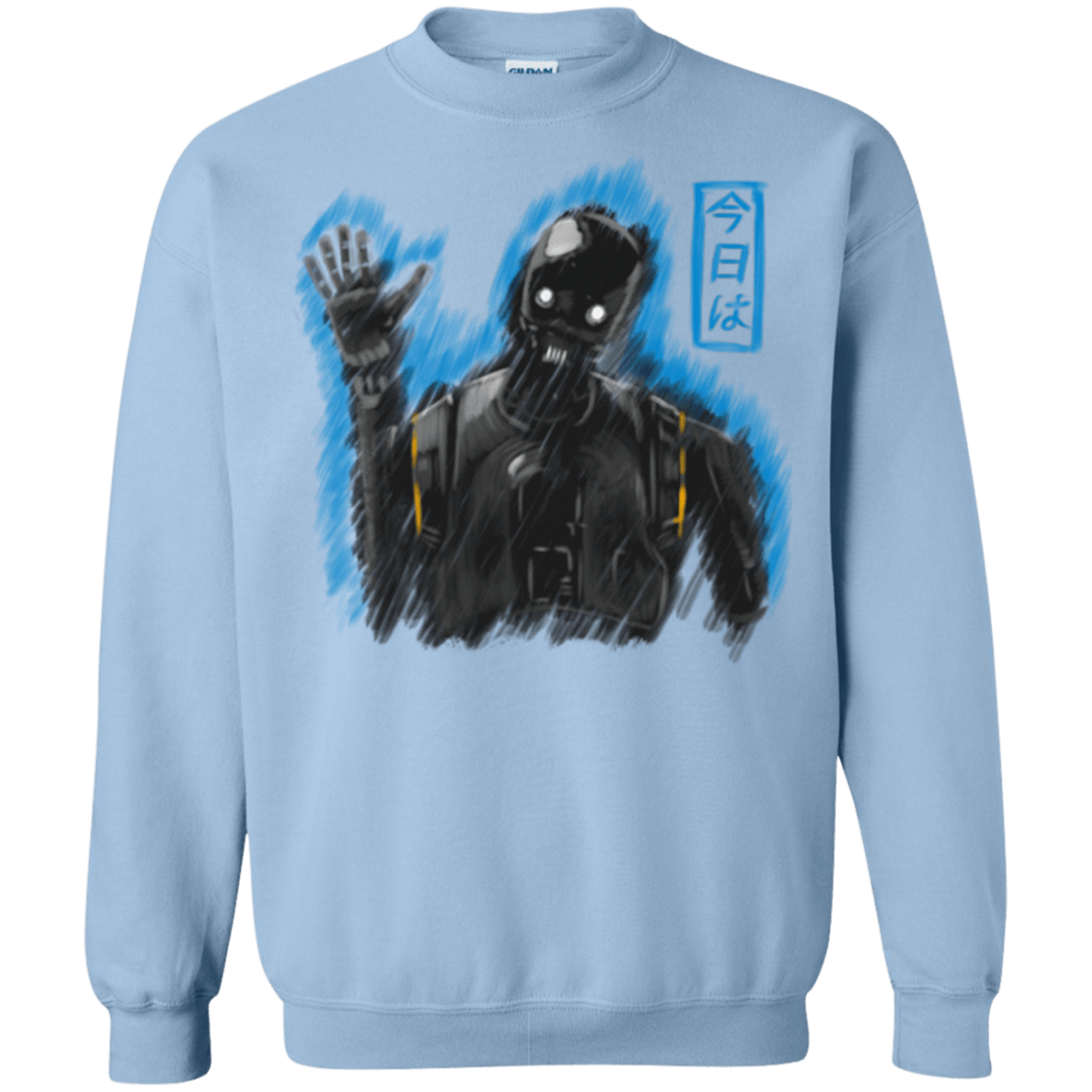 Sweatshirts Light Blue / Small K-2SO Crewneck Sweatshirt