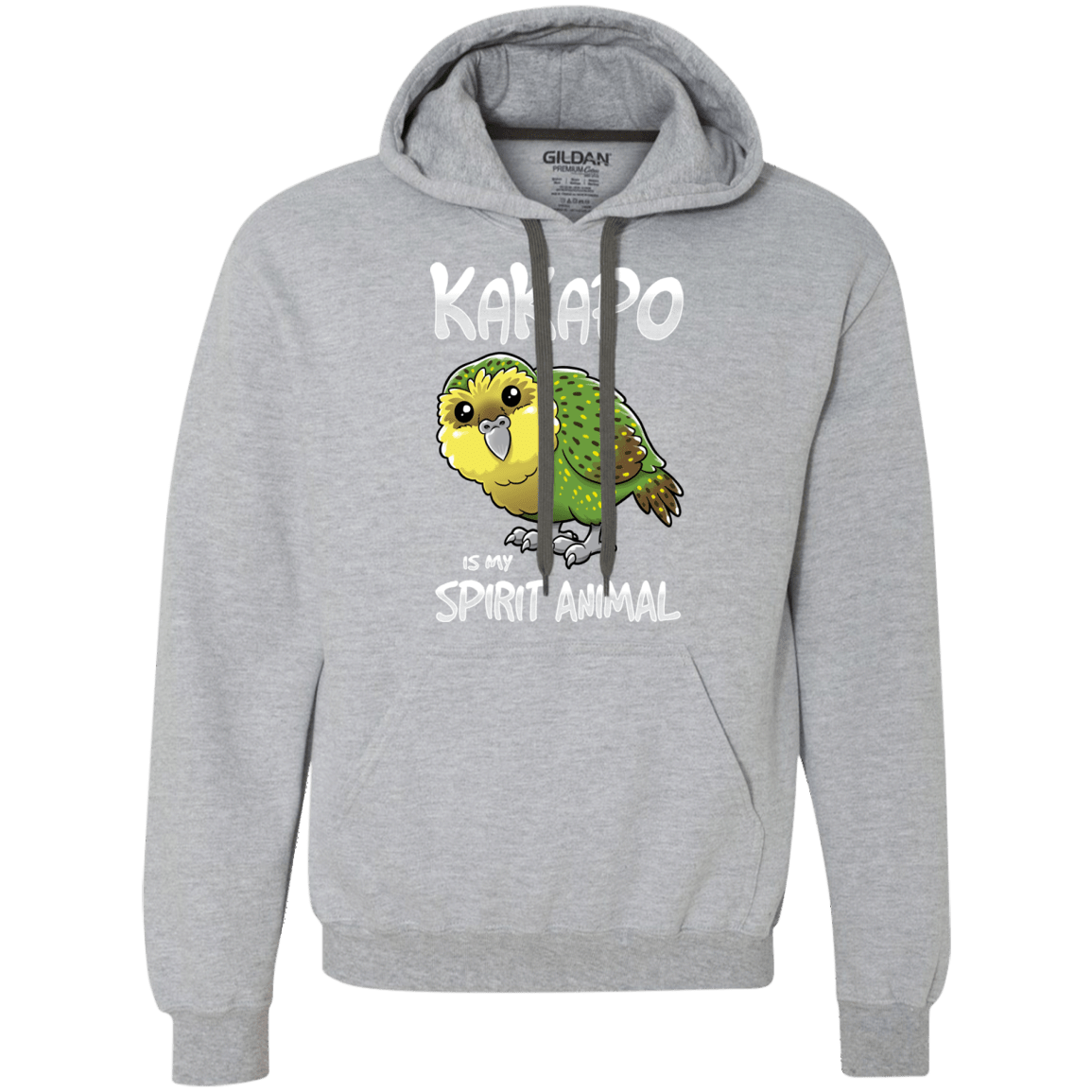 Sweatshirts Sport Grey / S Kakapo Spirit Animal Premium Fleece Hoodie