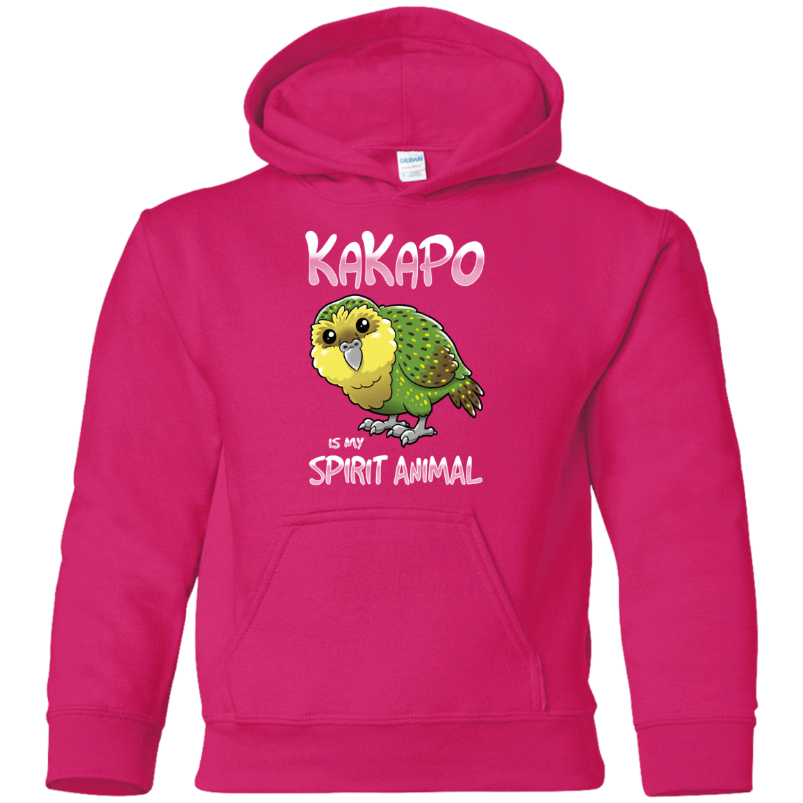 Sweatshirts Heliconia / YS Kakapo Spirit Animal Youth Hoodie