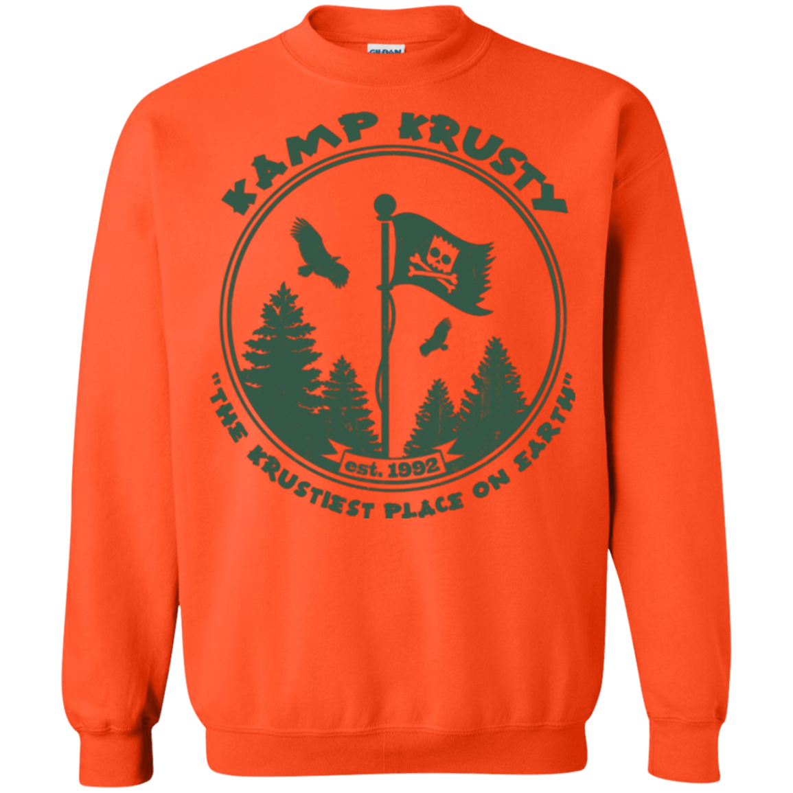 Sweatshirts Orange / Small Kamp Krusty Crewneck Sweatshirt
