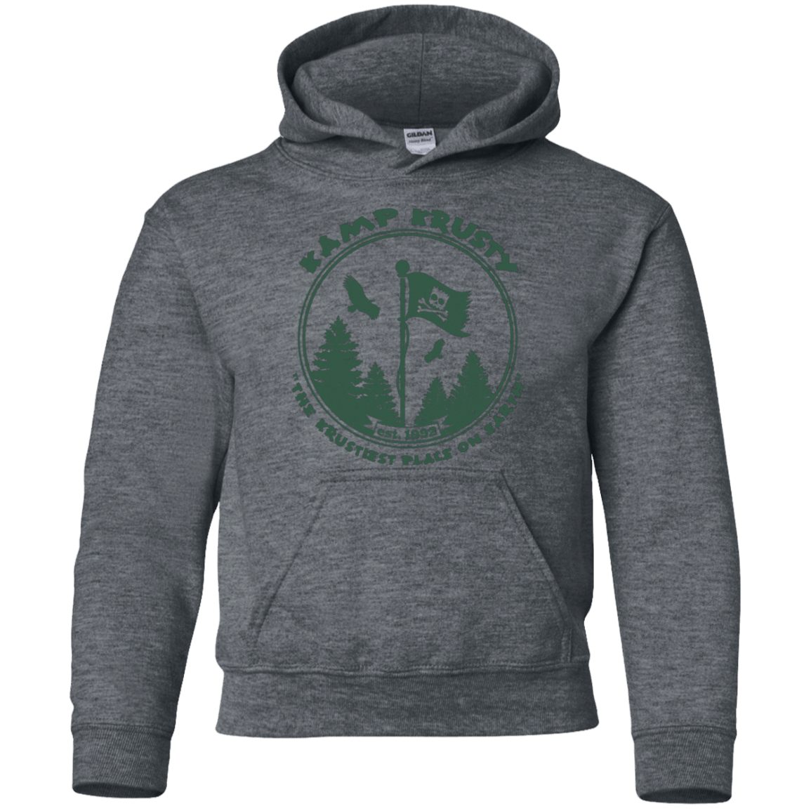 Sweatshirts Dark Heather / YS Kamp Krusty Youth Hoodie