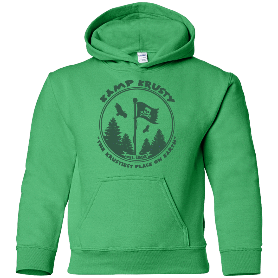 Sweatshirts Irish Green / YS Kamp Krusty Youth Hoodie