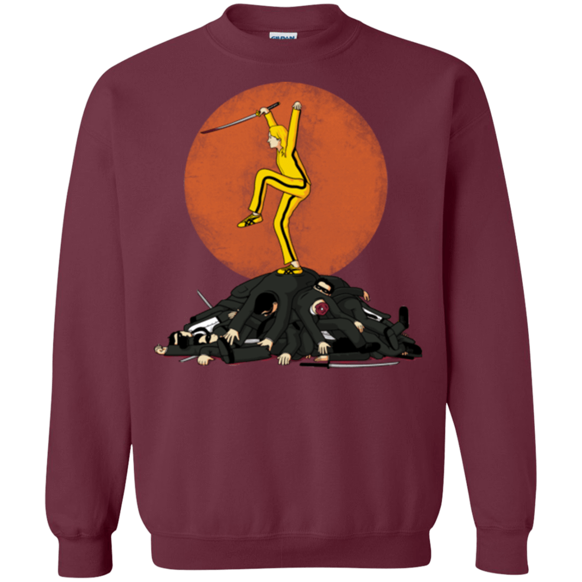 Sweatshirts Maroon / Small Karate Bill Crewneck Sweatshirt