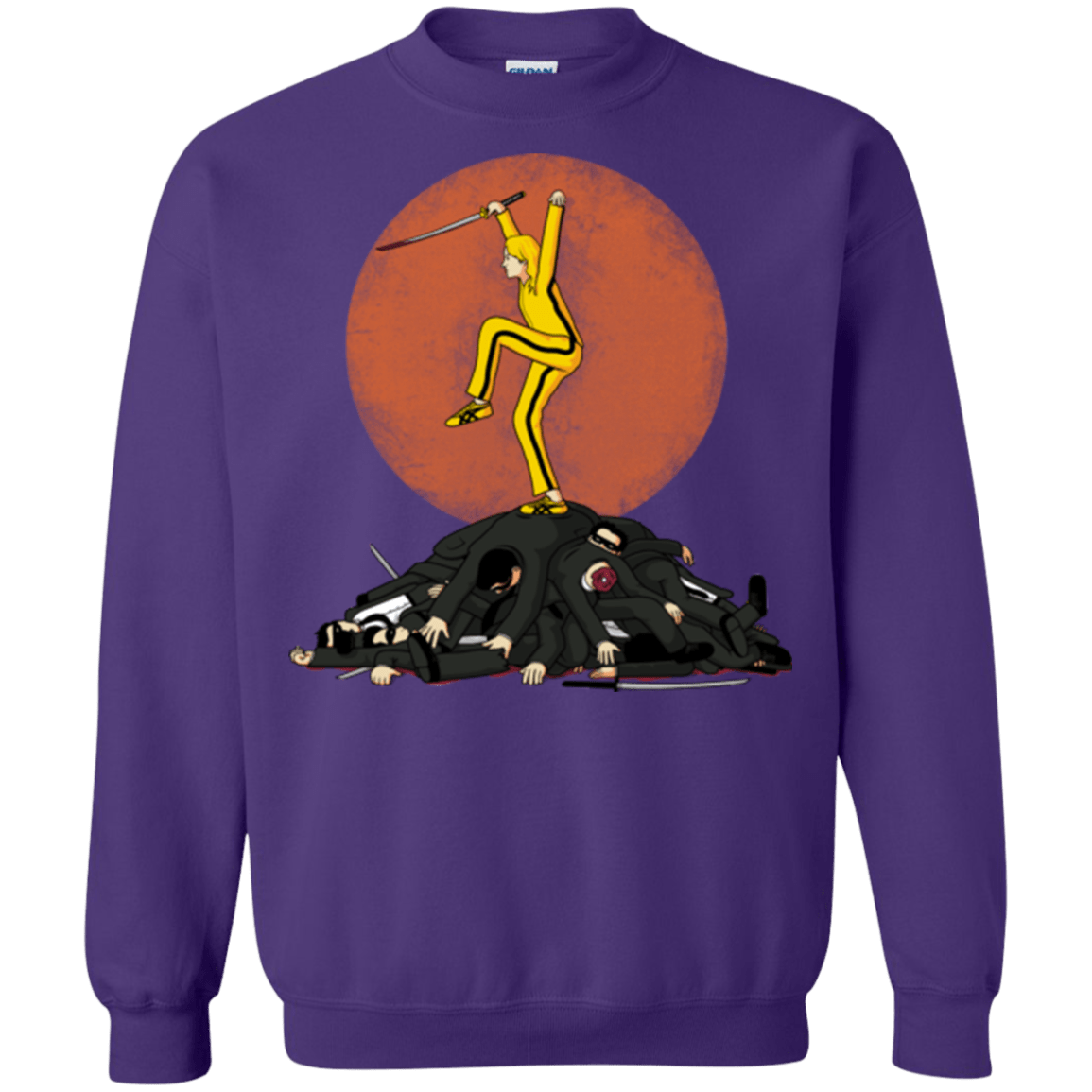 Sweatshirts Purple / Small Karate Bill Crewneck Sweatshirt