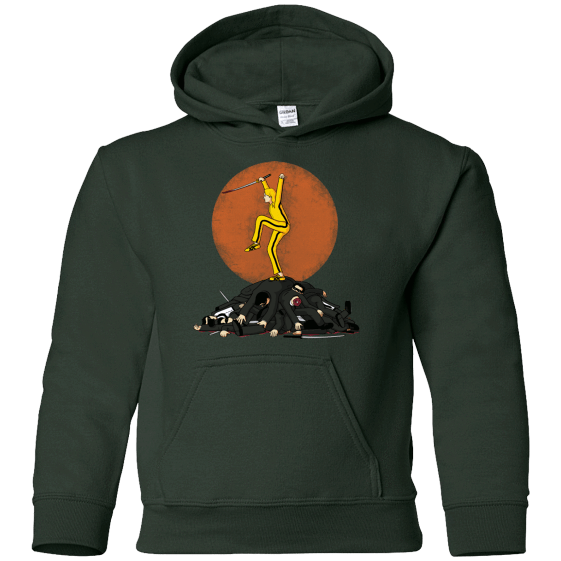 Sweatshirts Forest Green / YS Karate Bill Youth Hoodie
