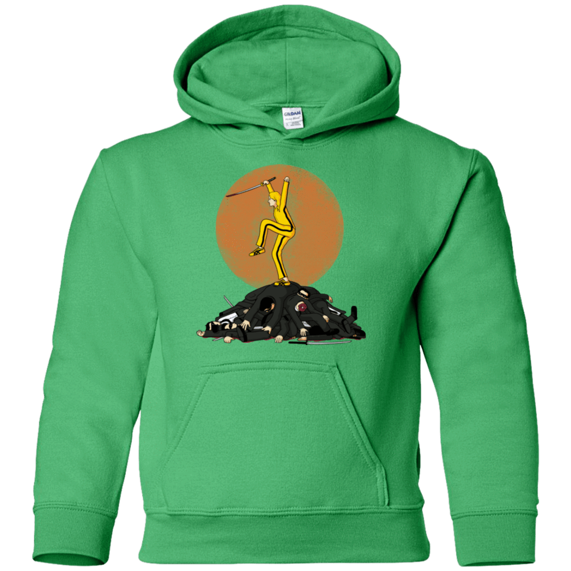 Sweatshirts Irish Green / YS Karate Bill Youth Hoodie