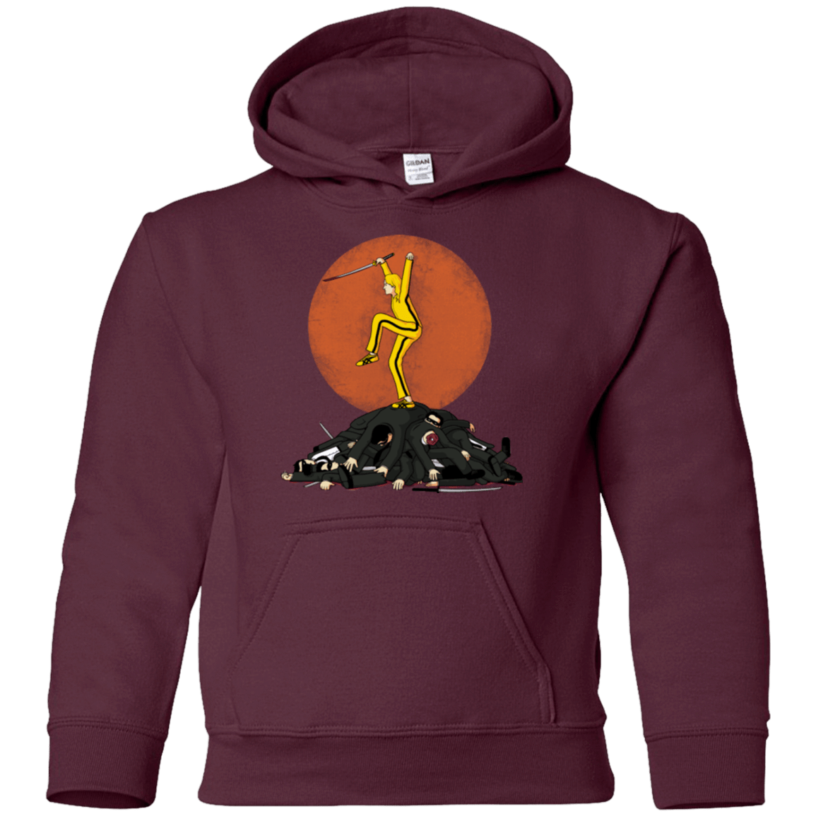 Sweatshirts Maroon / YS Karate Bill Youth Hoodie