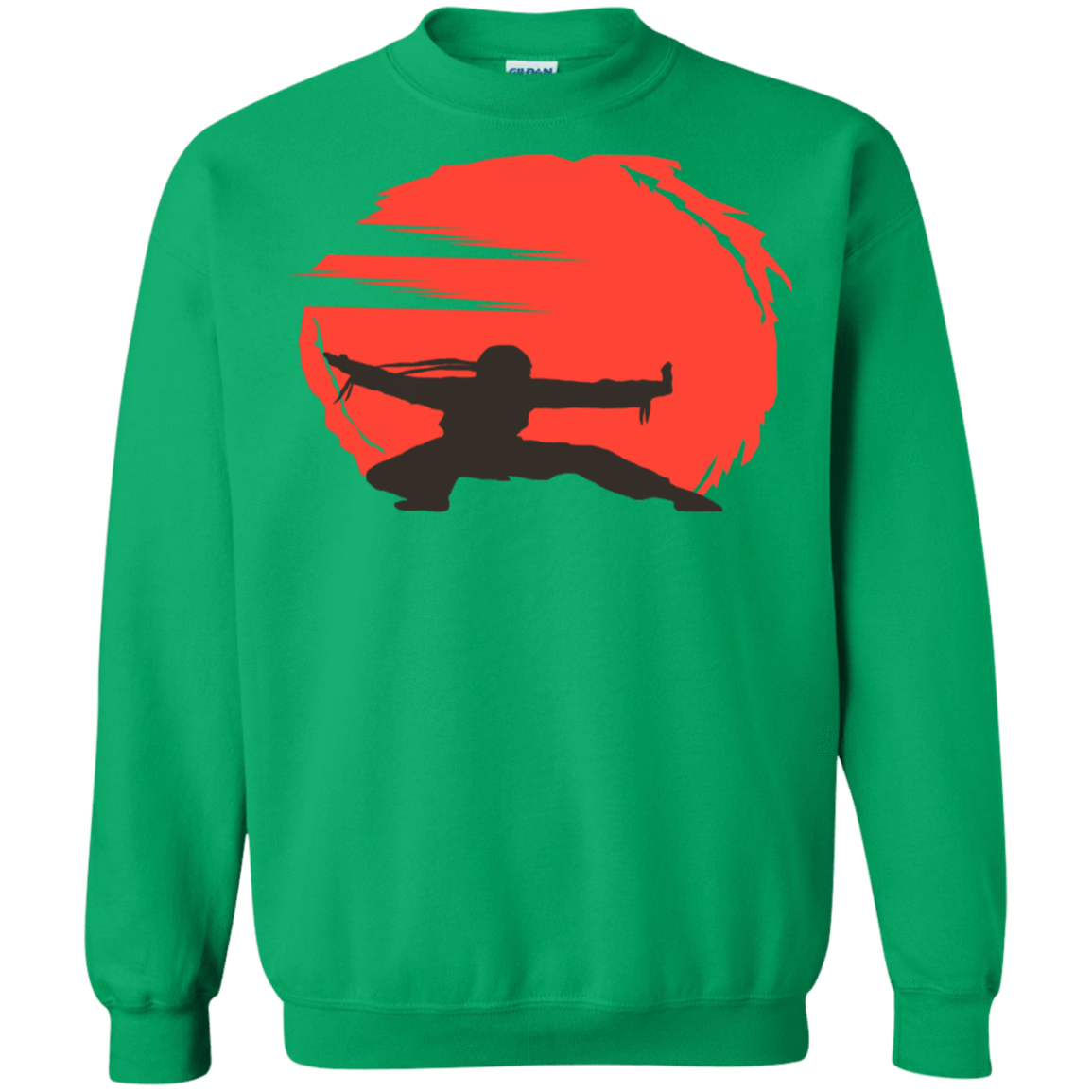 Sweatshirts Irish Green / S Karate Crewneck Sweatshirt